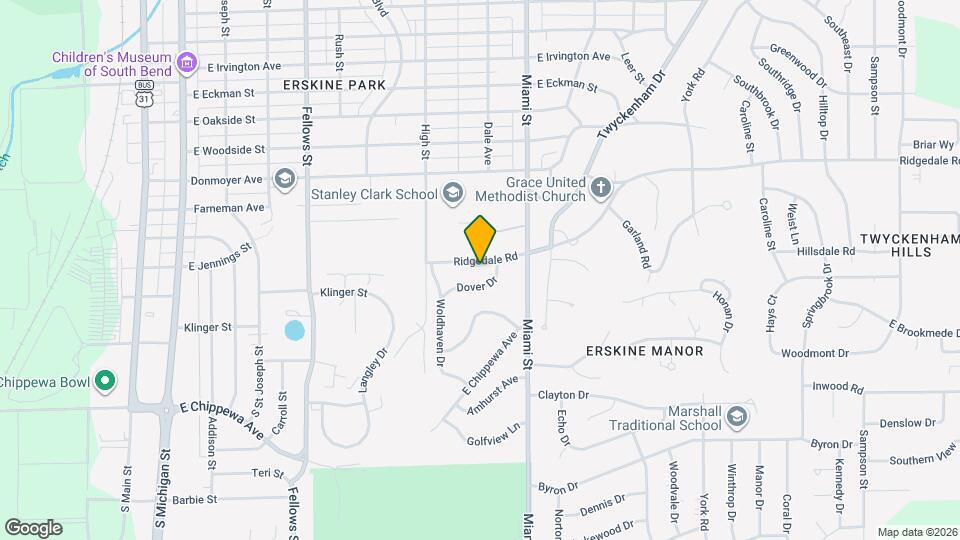 922 Ridgedale Rd Map and Location Details