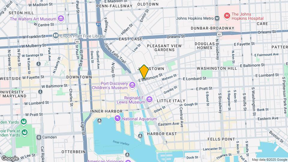 817 E Baltimore St Map and Location Details