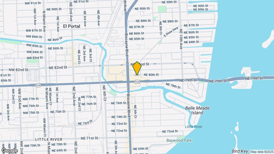 666 NE 80th St Map and Location Details