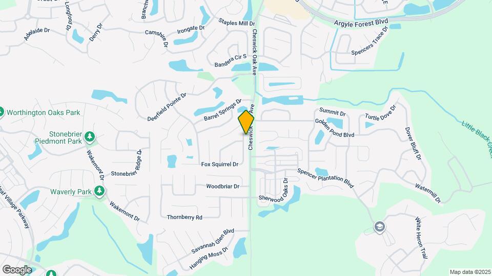 3131 Fox Squirrel Dr Map and Location Details
