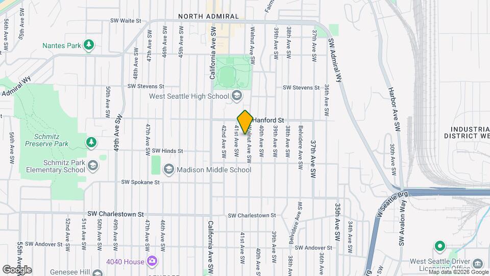 3233 Walnut Ave SW Map and Location Details