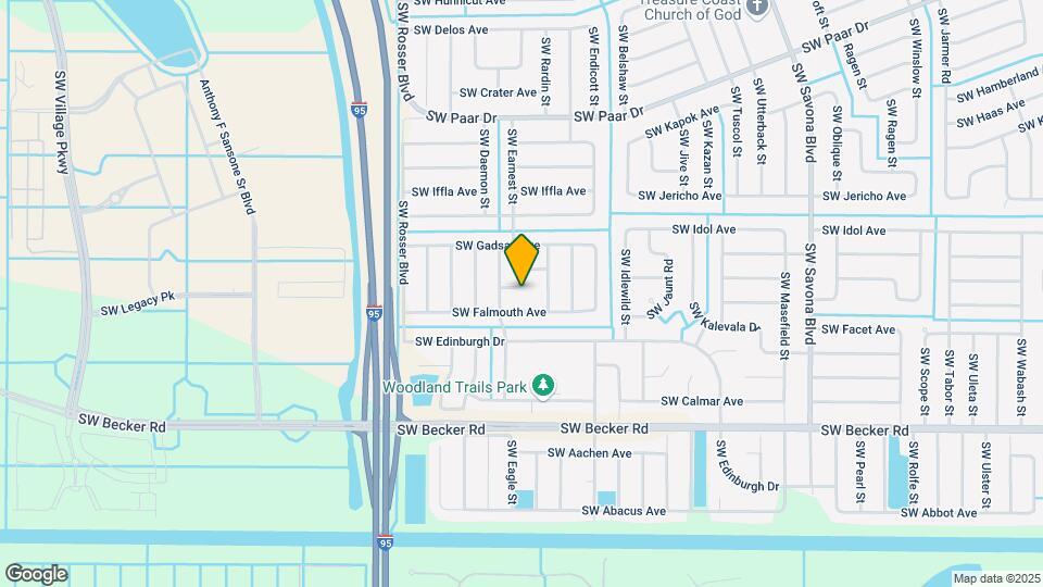 1572 SW Gager Rd Map and Location Details