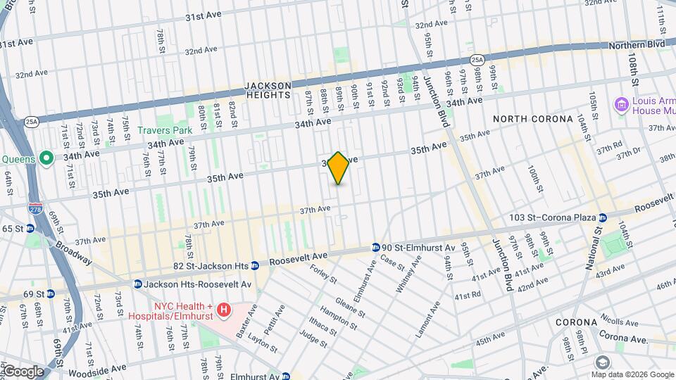 35-63-63 88th St Map and Location Details