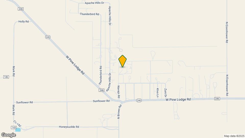 4701 Navajo Rd Map and Location Details