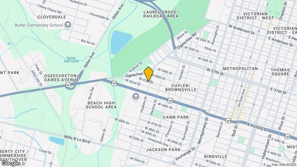 2505 Hopkins St Map and Location Details