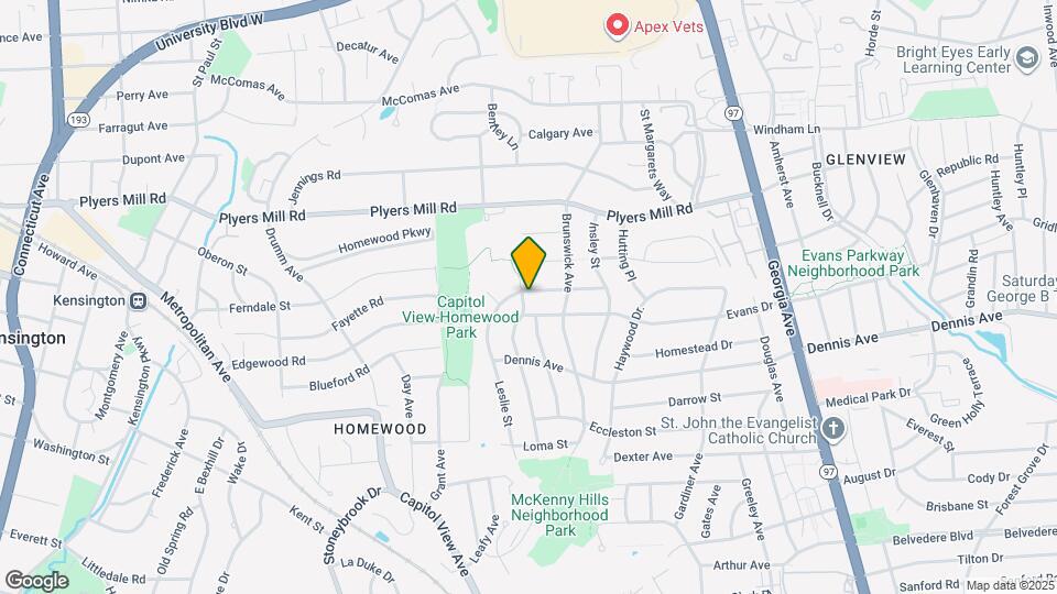 2712 Finch St Map and Location Details