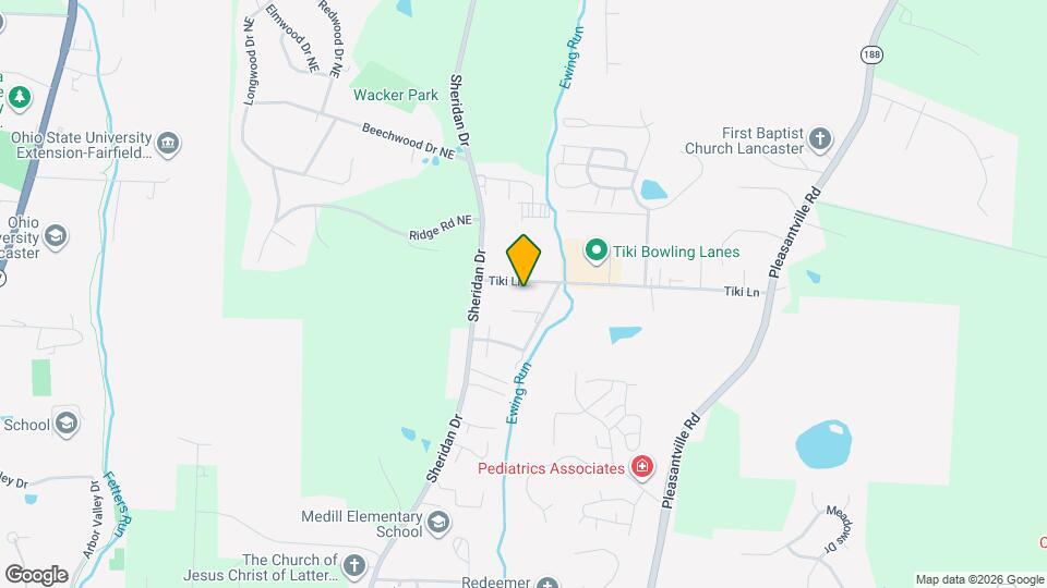 1442 Tiki Ln Map and Location Details