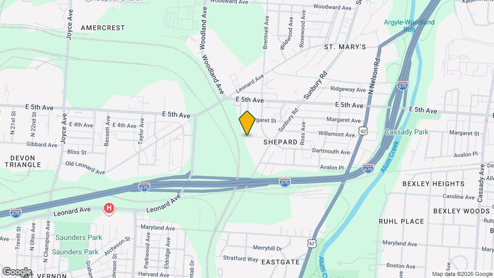 1961 Dartmouth Ave Mapa y Detalles de la Ubicación