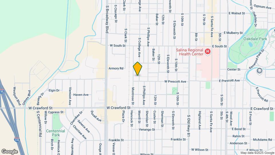 540 S College Ave Map and Location Details