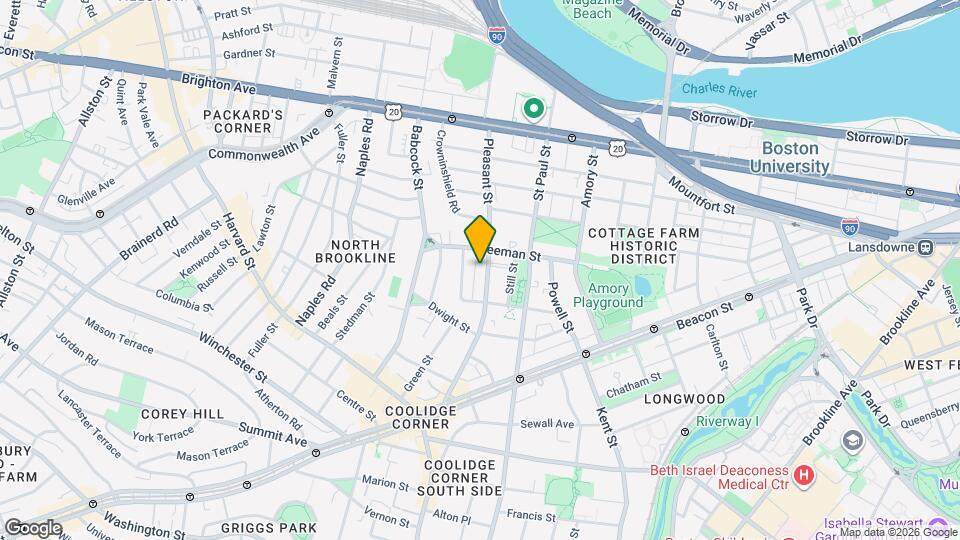 130 Pleasant St, Unit 2R Mapa y Detalles de la Ubicación