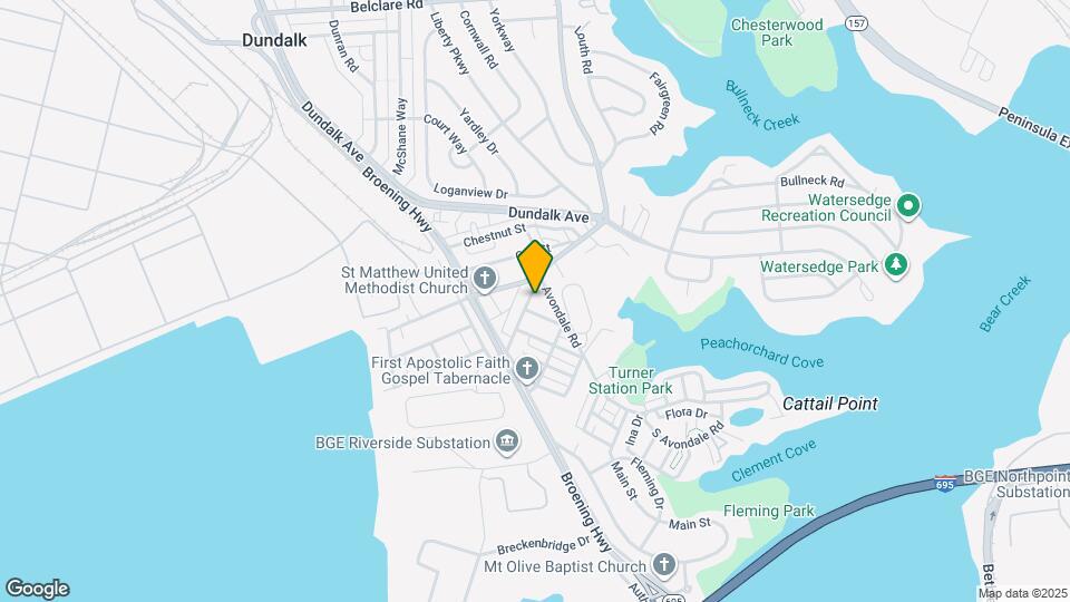 211 Sollers Point Rd Map and Location Details