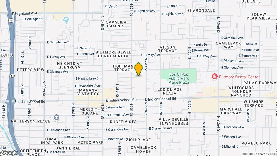 Biltmore Living Townhomes Condominum Mapa y Detalles de la Ubicación