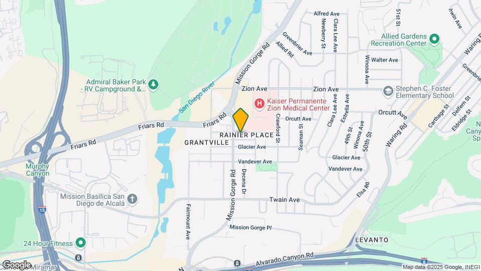 4525 Rainier Ave Map and Location Details