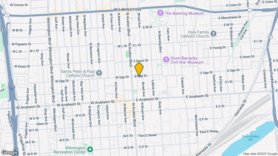 945 N Broad Ave Map and Location Details