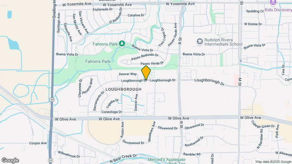 1310 Loughborough Dr Map and Location Details