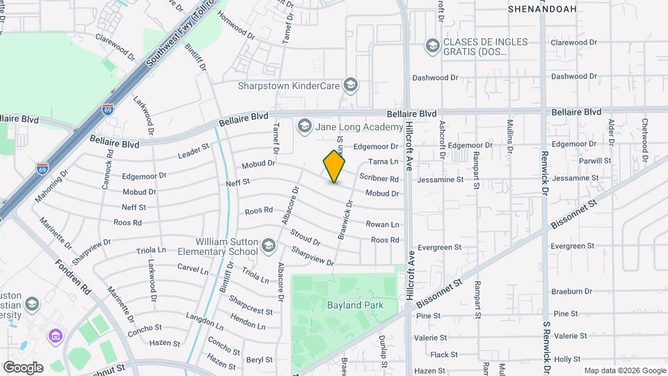 6521 Mobud Dr Map and Location Details