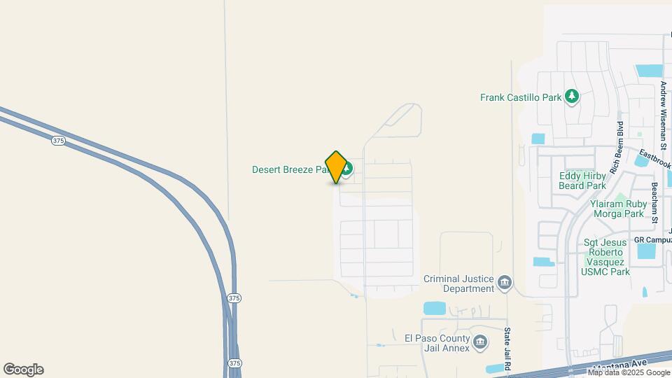 3929 Desert Bluff Dr Map and Location Details