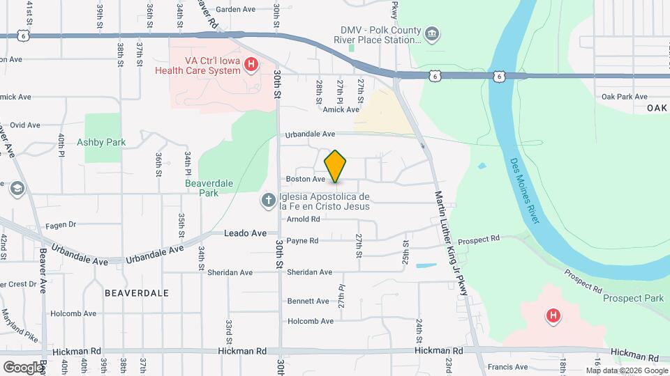 2725 Adams Ave Mapa y Detalles de la Ubicación