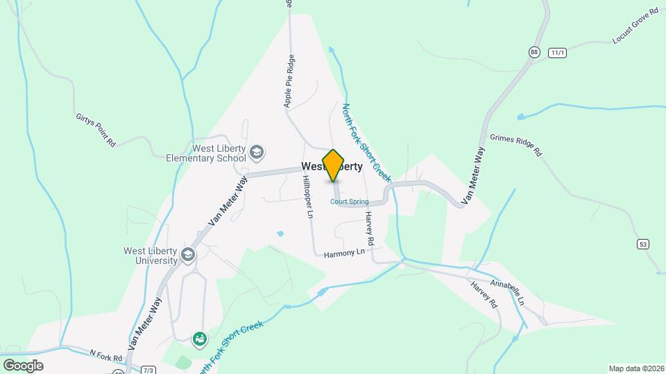 1102 Van Meter Way Map and Location Details