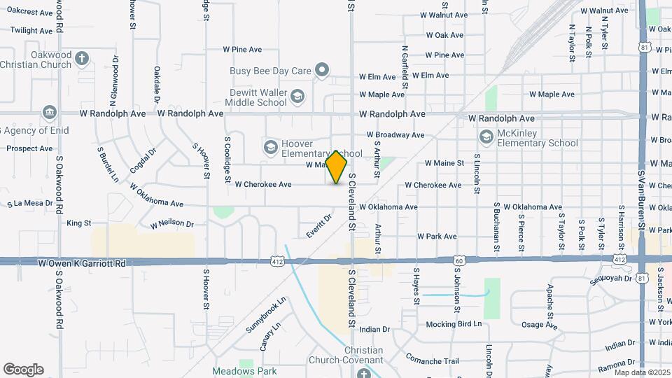 2417 W Cherokee Ave Map and Location Details