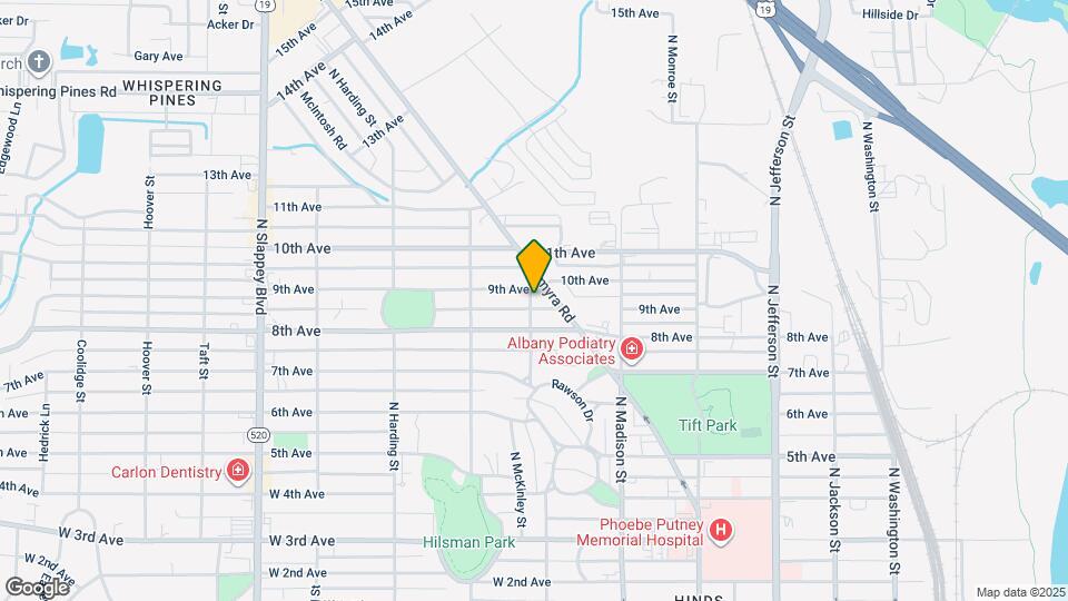 1516 N Davis St Map and Location Details