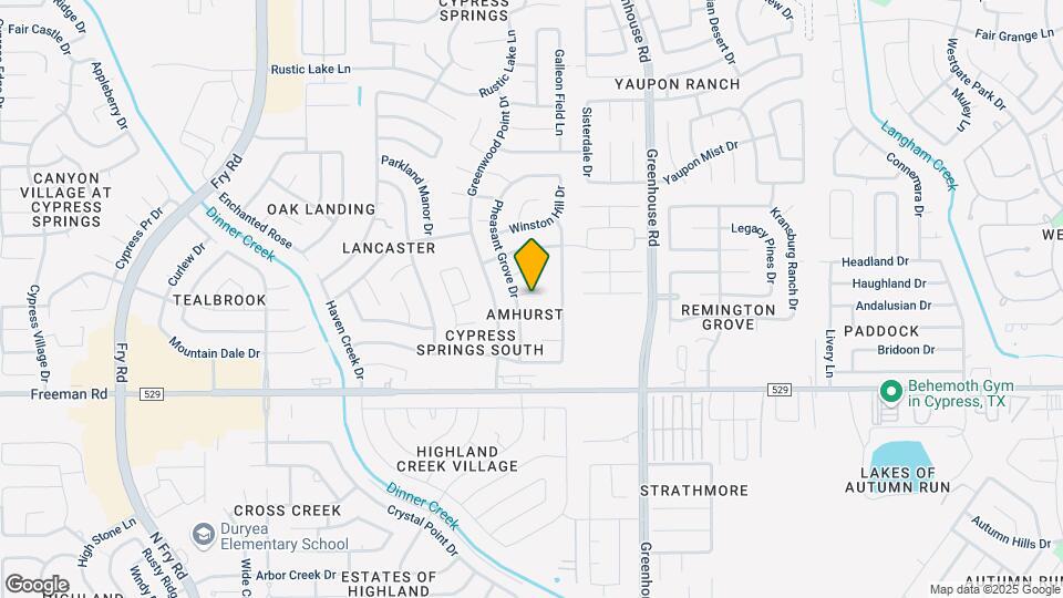 19715 Vista Lake Ct Map and Location Details