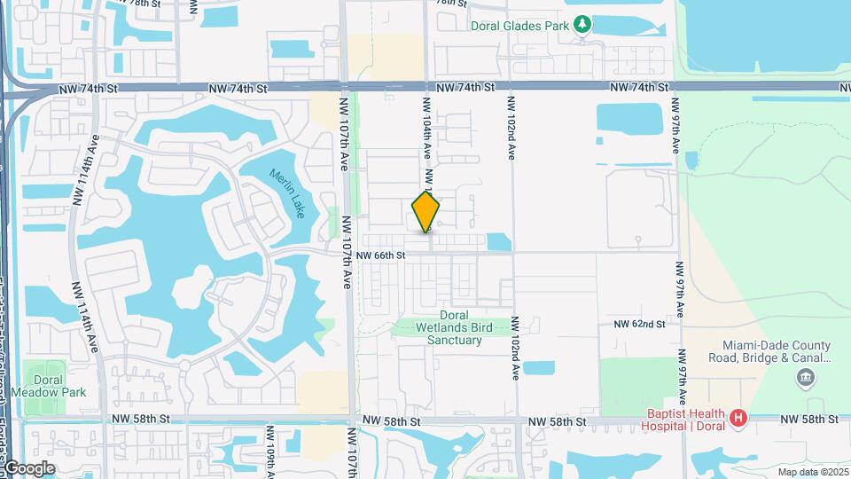 10414 NW 67th St Map and Location Details