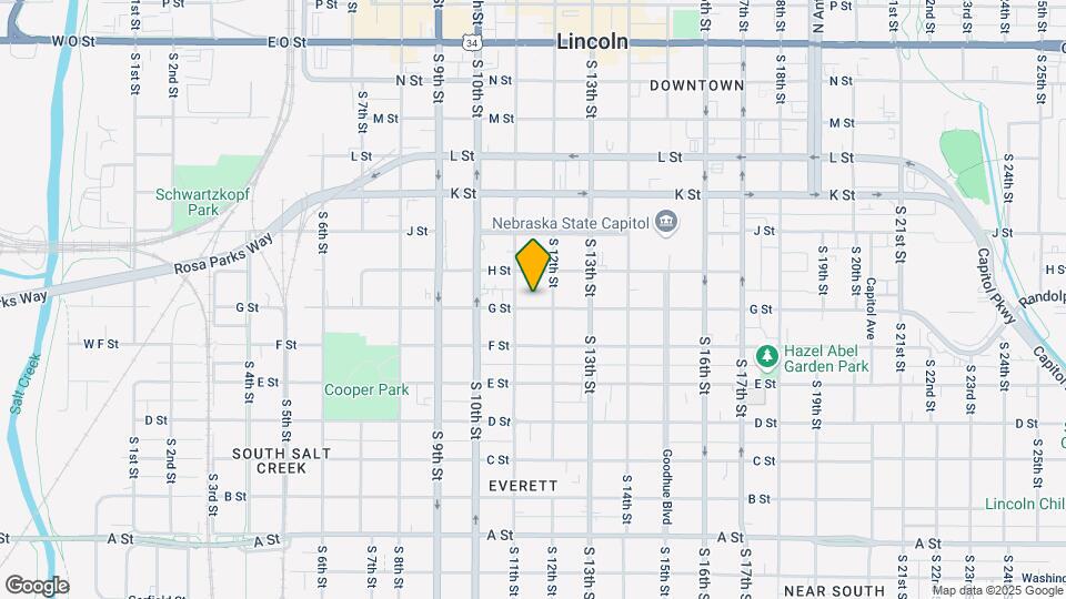 1114 G Street Map and Location Details