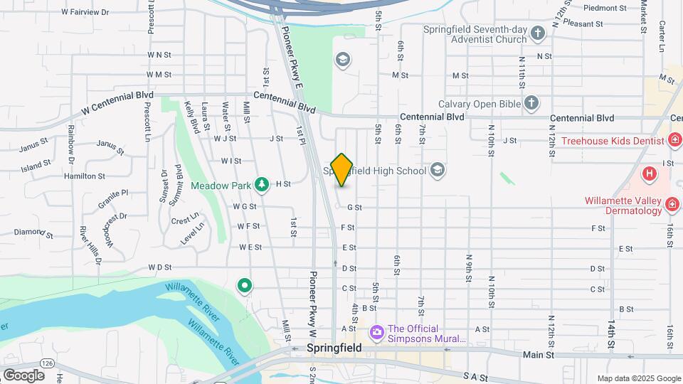 839 N 3rd Pl Map and Location Details