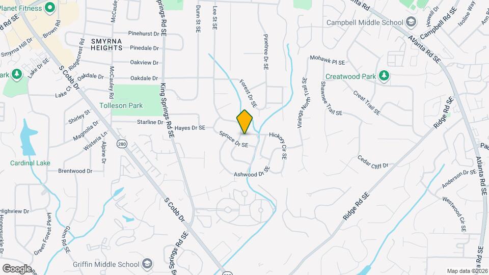 3623 Lee St SE Map and Location Details