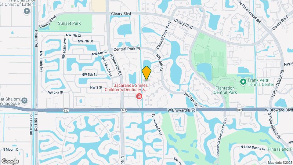 9869 NW 2nd Ct Map and Location Details