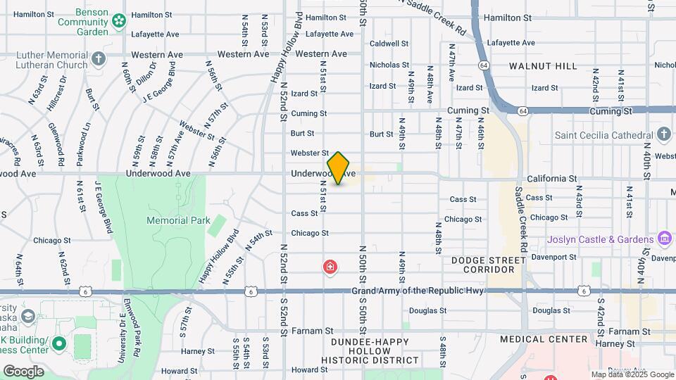 5016 California St Mapa y Detalles de la Ubicación