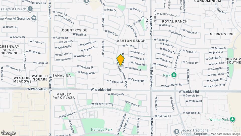 14916 W Ventura St Map and Location Details