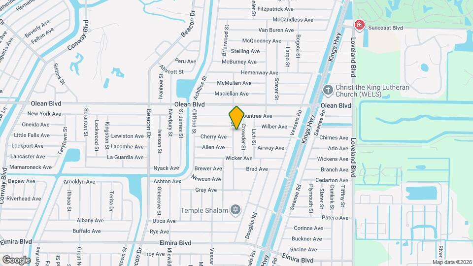 3092 Villa St Map and Location Details