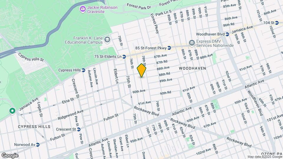 88-23 77th St Map and Location Details