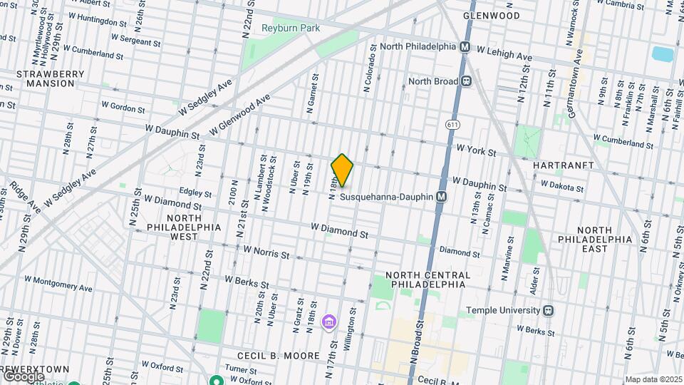 2299 N Bouvier St Mapa y Detalles de la Ubicación