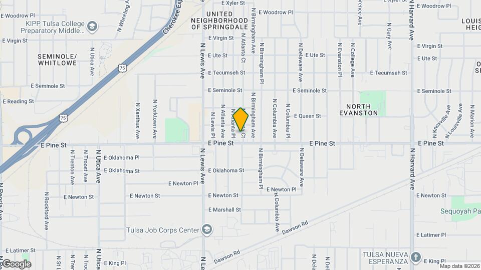 1516 N Atlanta Ct Map and Location Details