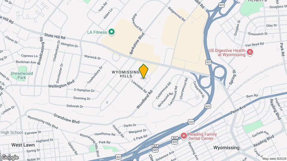 154 Valley Greene Cir Mapa y Detalles de la Ubicación