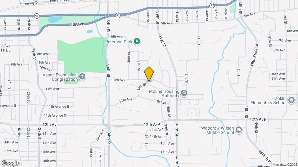 3803 10th Ave Pl Mapa y Detalles de la Ubicación