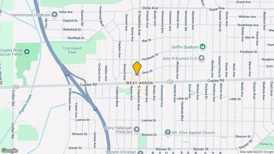 908 S Hawkins Ave Map and Location Details