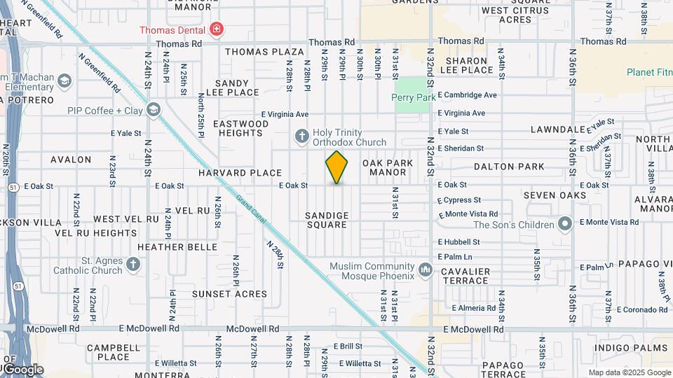 2236-2242 N 29th Pl Map and Location Details