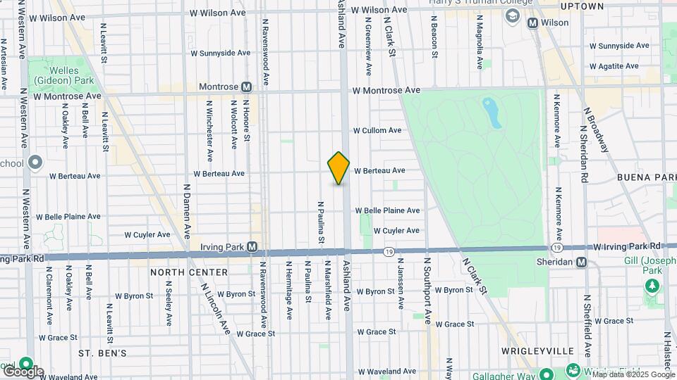 4130 N Ashland Ave Map and Location Details