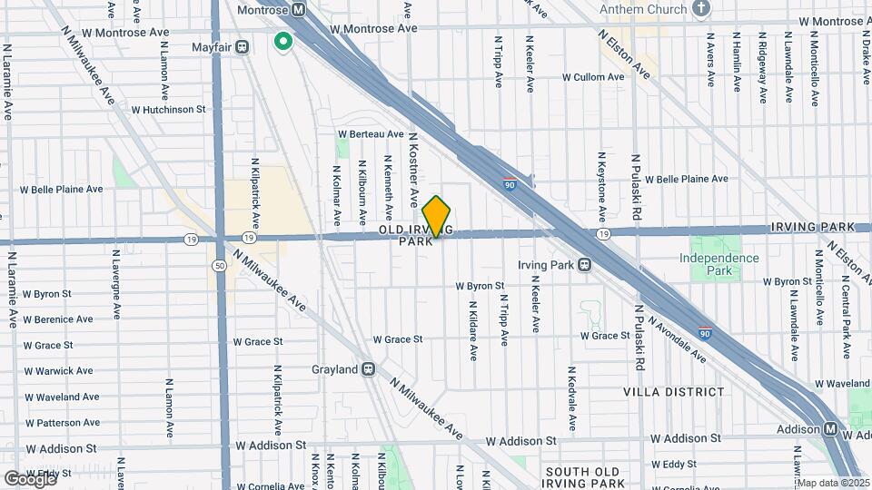 4335 W Irving Park Rd, Unit 208 Map and Location Details