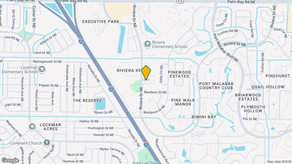 1210 Dania Cir Map and Location Details