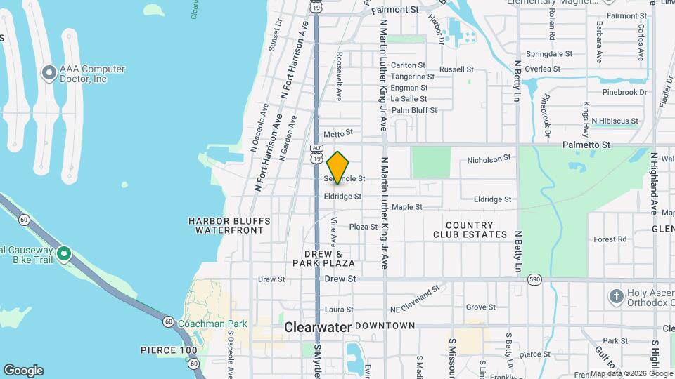 705 Vine Ave Map and Location Details