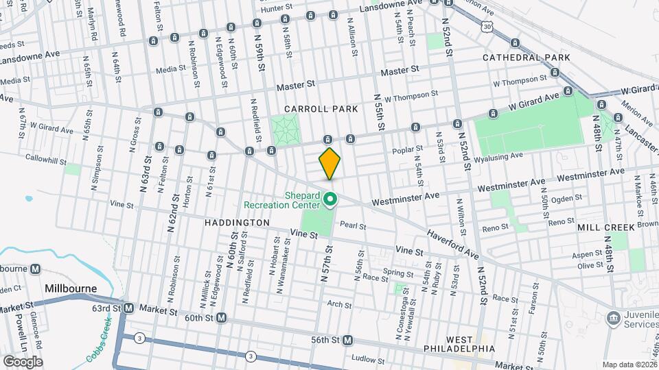 504 N 57th St Map and Location Details