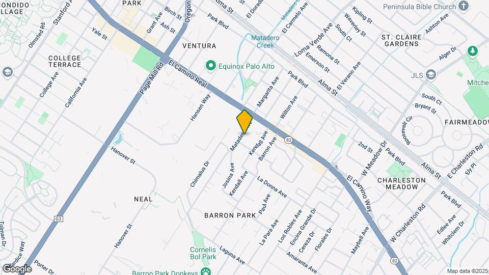 565 Matadero Ave Map and Location Details