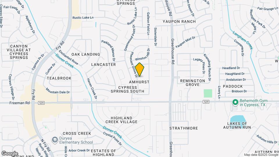 19719 Vista Lake Ct Map and Location Details