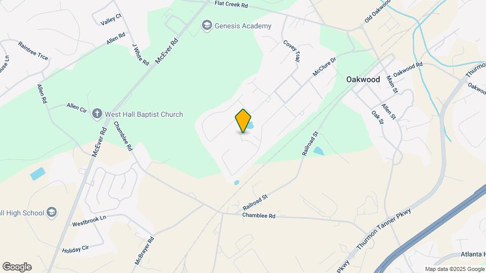 Townhome In Oakwood, GA! Map and Location Details