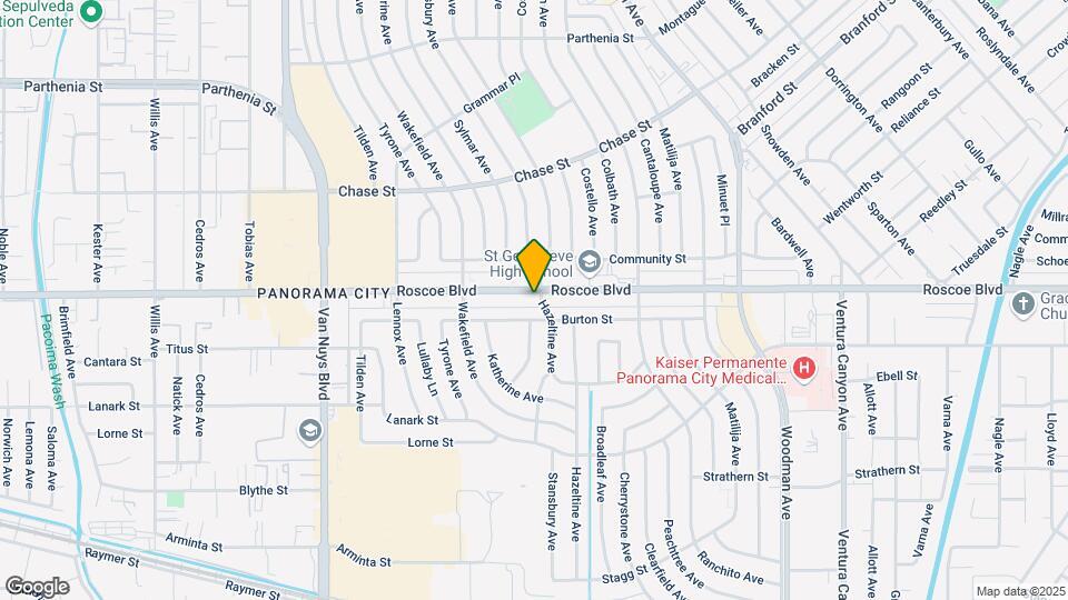 14112 Roscoe Blvd Mapa y Detalles de la Ubicación